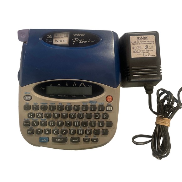 Brother‎ P-Touch PT-1750 Label Thermal Printer w Power Supply AC - Picture 1 of 4